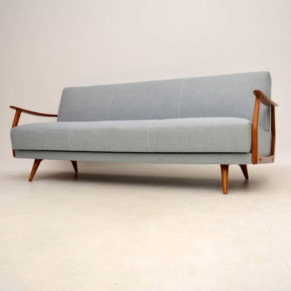 Danish Retro Sofa Bed, Vintage, 1950s In Excellent Condition In London, GB