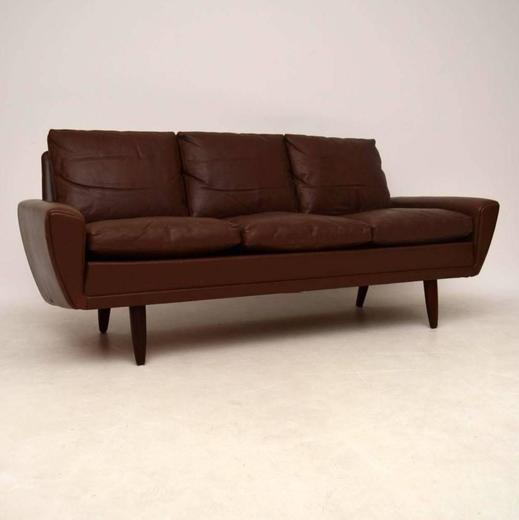 Danish Retro Leather 64 Sofa By Gustav Thams Vintage 1960s At 1stdibs