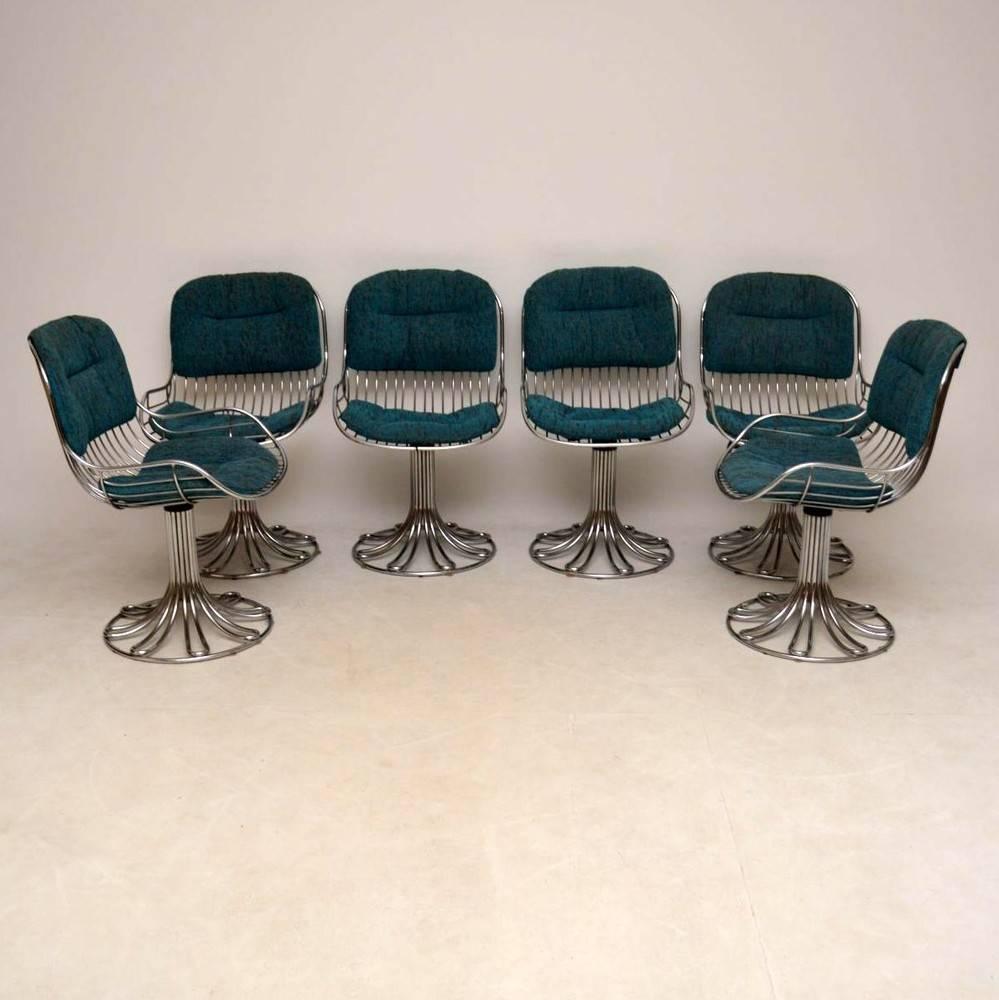 vintage kitchen table with rolling chairs