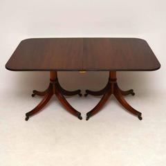Large Antique Mahogany Extending Dining Table