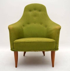 Retro Swedish Armchair by Kerstin Horlin-Holmquist Vintage