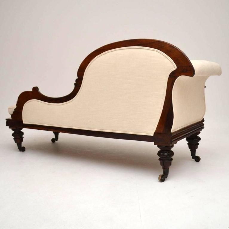 Antique William IV Rosewood Chaise Lounge at 1stdibs