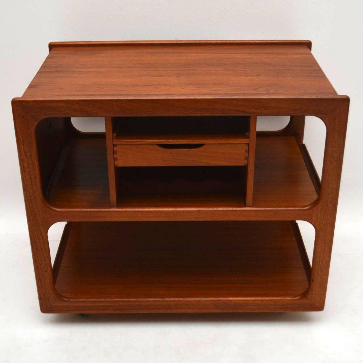 Danish Teak Retro Drinks Trolley Vintage 1