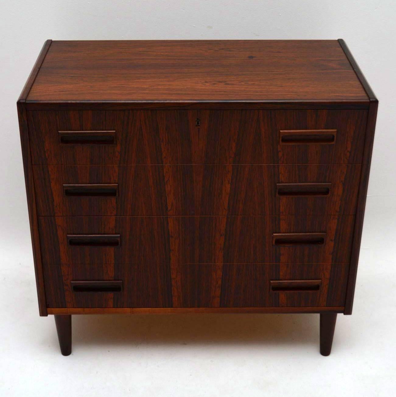 Danish Retro Rosewood Chest of Drawers by Borge Seindal Vintage In Excellent Condition In London, GB