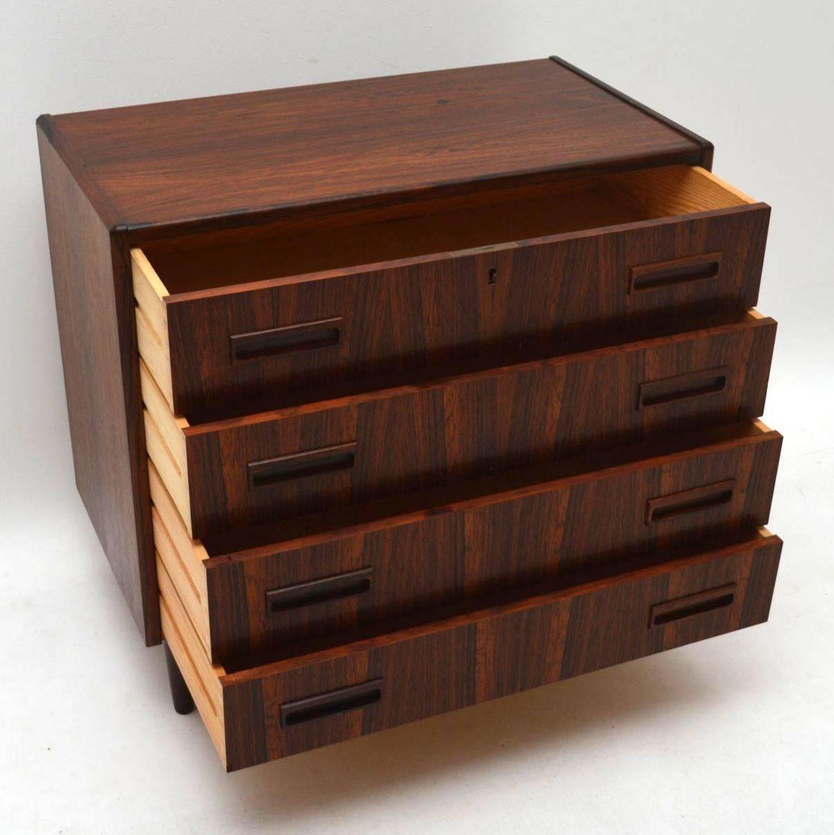 Danish Retro Rosewood Chest of Drawers by Borge Seindal Vintage 3