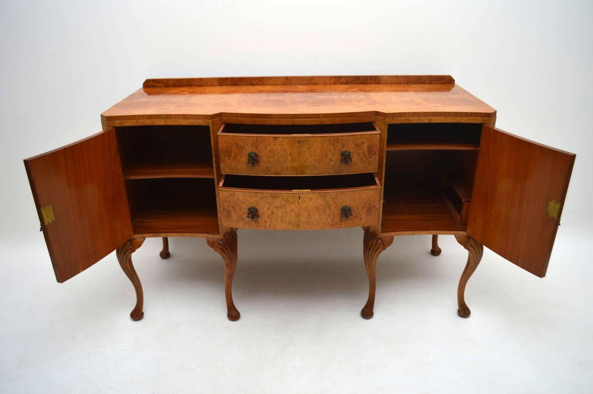 Antique Walnut and Burr Maple Sideboard by Epstein 2