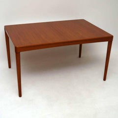 Danish Teak Retro Dining Table by H.W Klein for Bramin Vintage