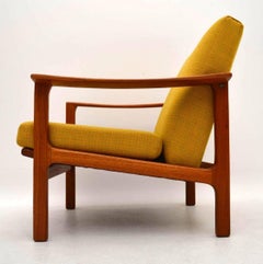 Pair of Swedish Teak Retro Armchairs Vintage, 1960s