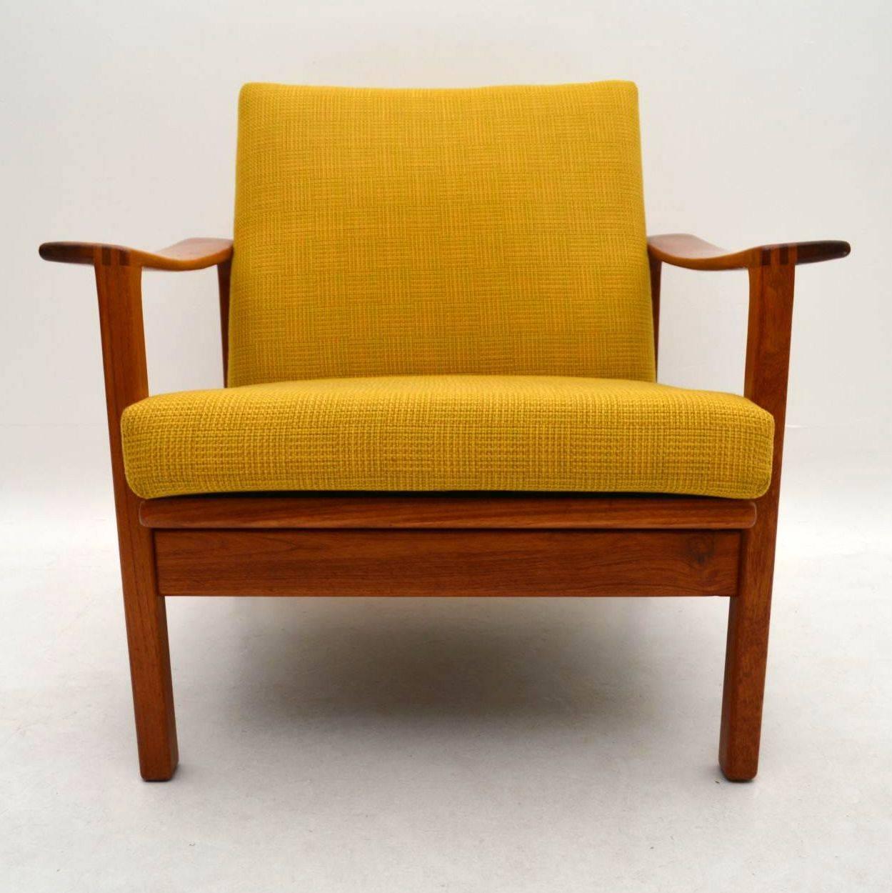 Pair of Swedish Teak Retro Armchairs Vintage, 1960s In Excellent Condition In London, GB
