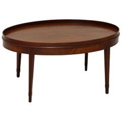 Antique Inlaid Mahogany Coffee Table