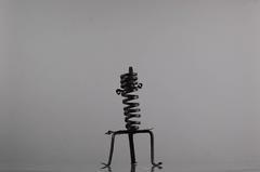 Early "Rat de Cave" Adjustable Spiral Twist Candleholder