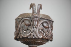 Early 20th Century Carved Wood Burgundian Ceremonial Hunting Chalice