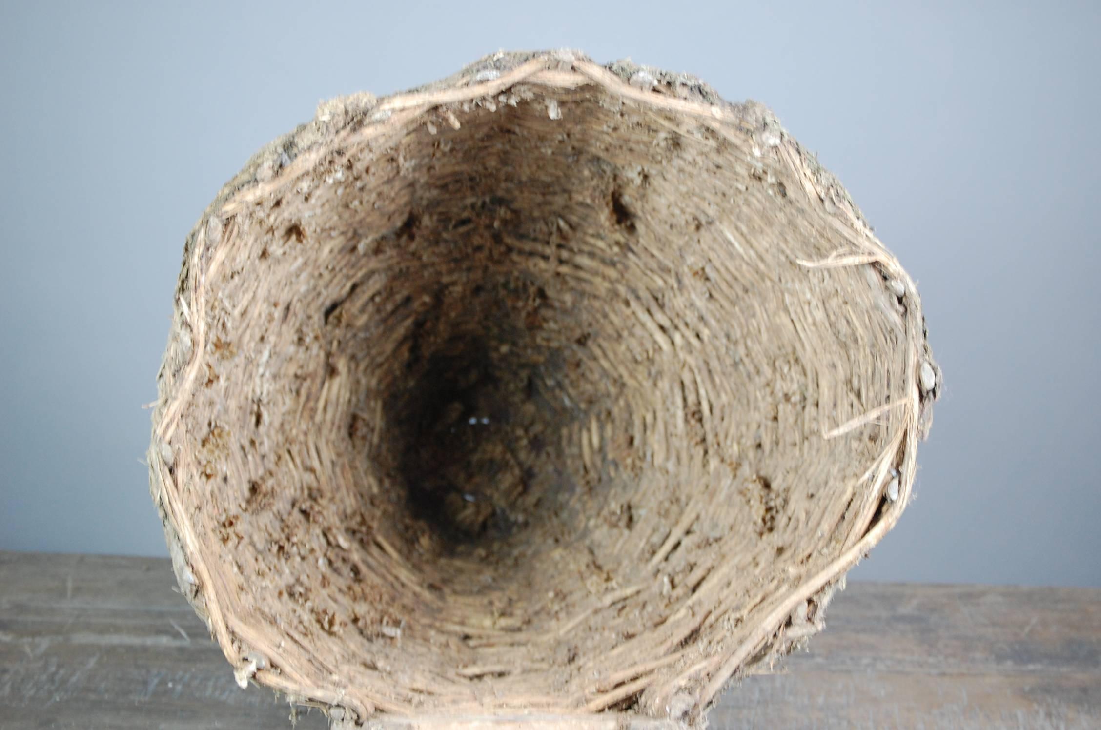 French Wicker Sculptural Bee Hive or Skep In Fair Condition In Pease pottage, West Sussex