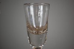 Trio of Antique Handblown French Absinthe Glasses