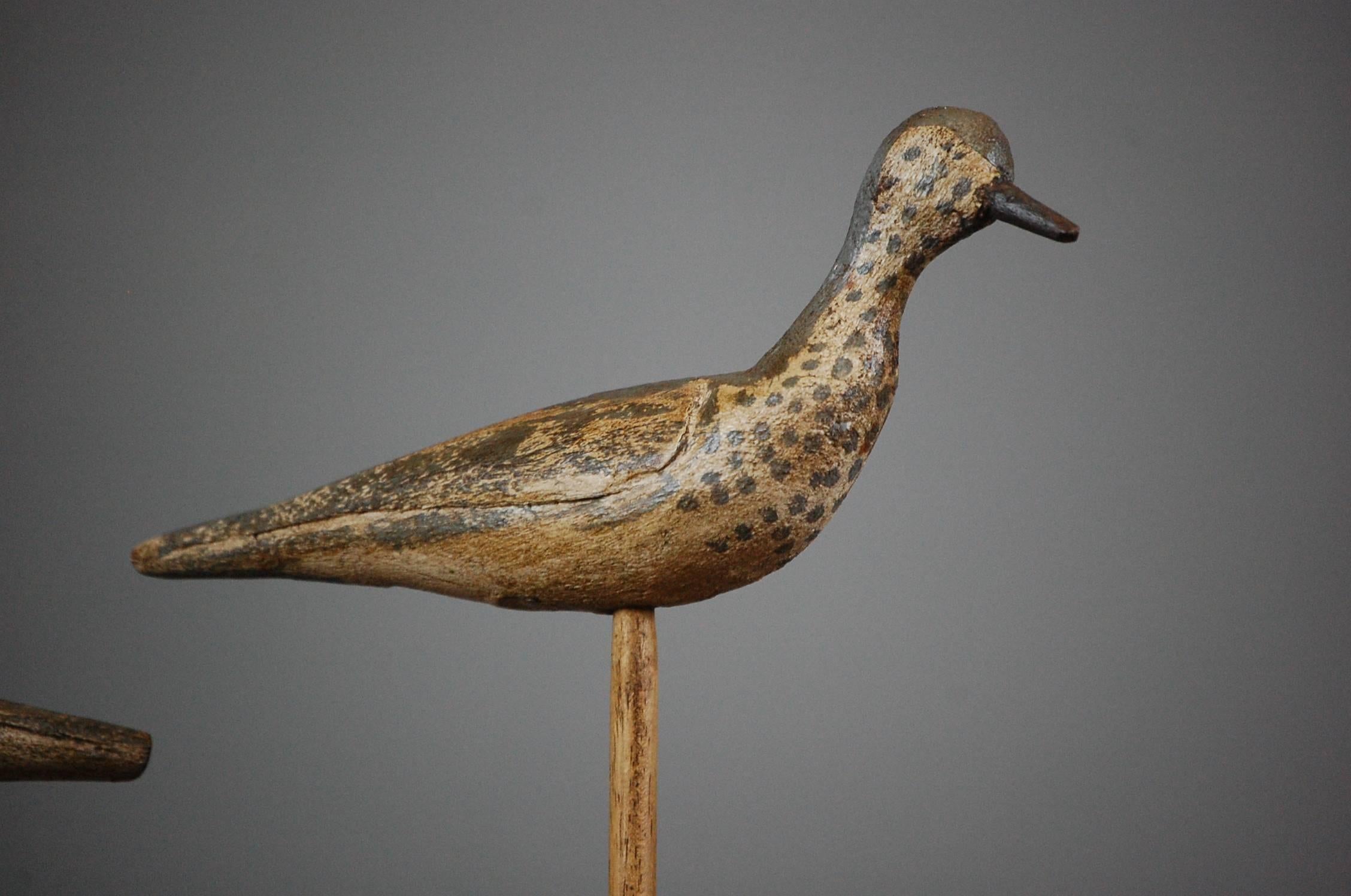 Pair of Early 20th Century Sandpiper Decoys 5