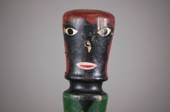 Early 20th Century English Tavern or Carnival Game "Aunt Sally"