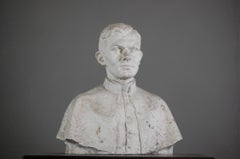 Early 20th Century Plaster Bust of Gentleman