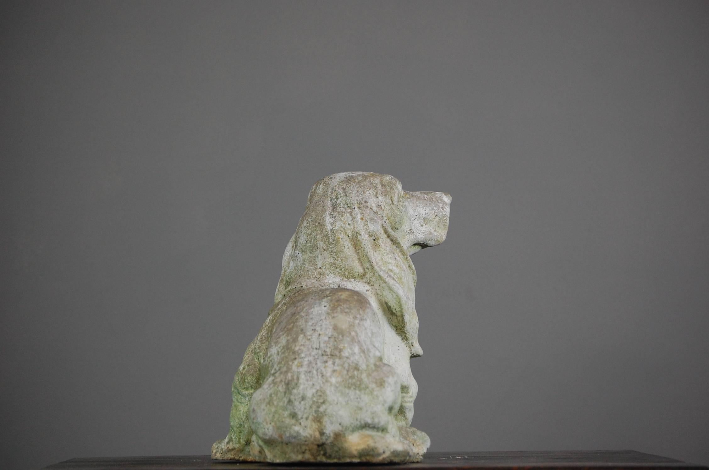 20th Century Cast Bassett Hound Statue 2