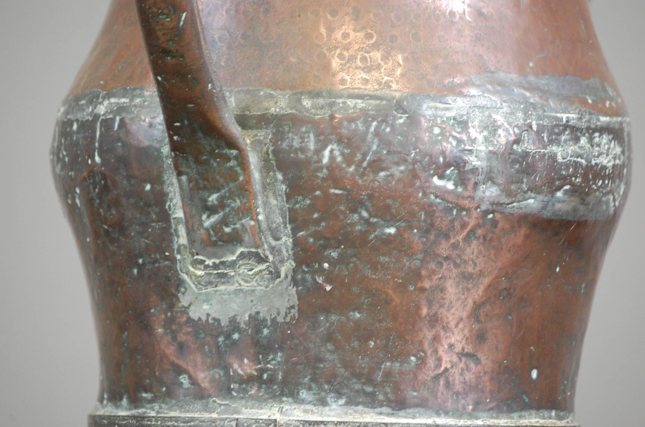 Mid-19th Century, French Copper Watering Can In Good Condition In Pease pottage, West Sussex