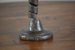 18th Century French Rat De Cave Candlestick