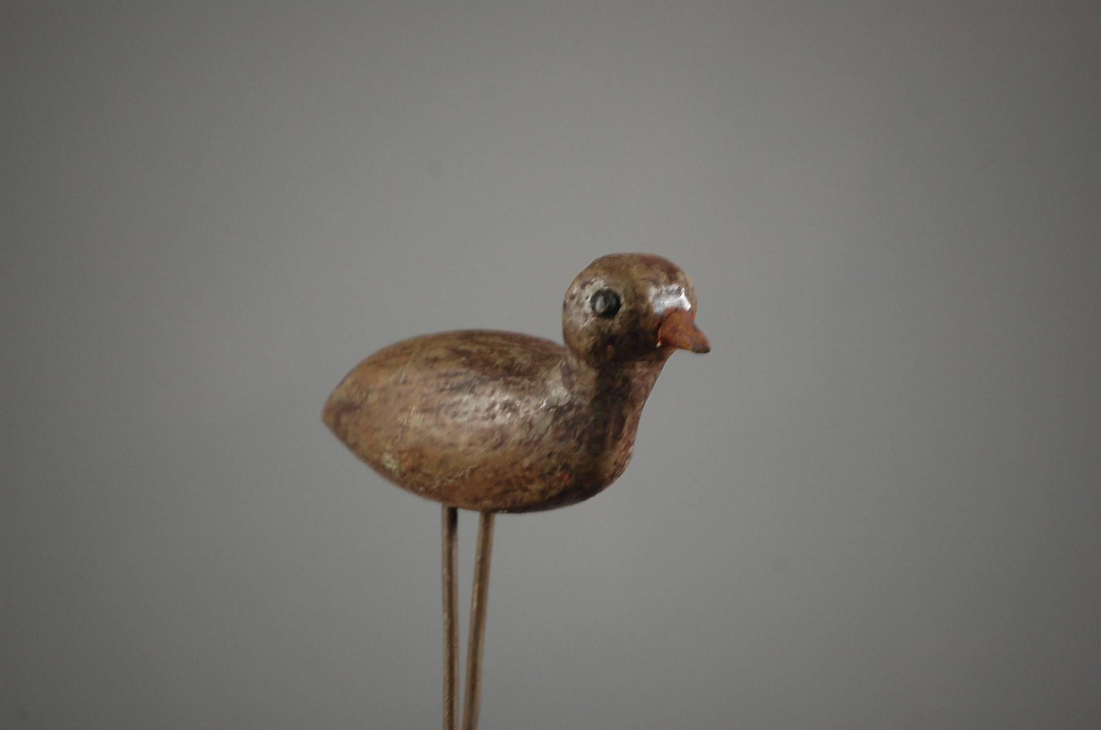 Early 20th Century French Songbird Working Decoy 2