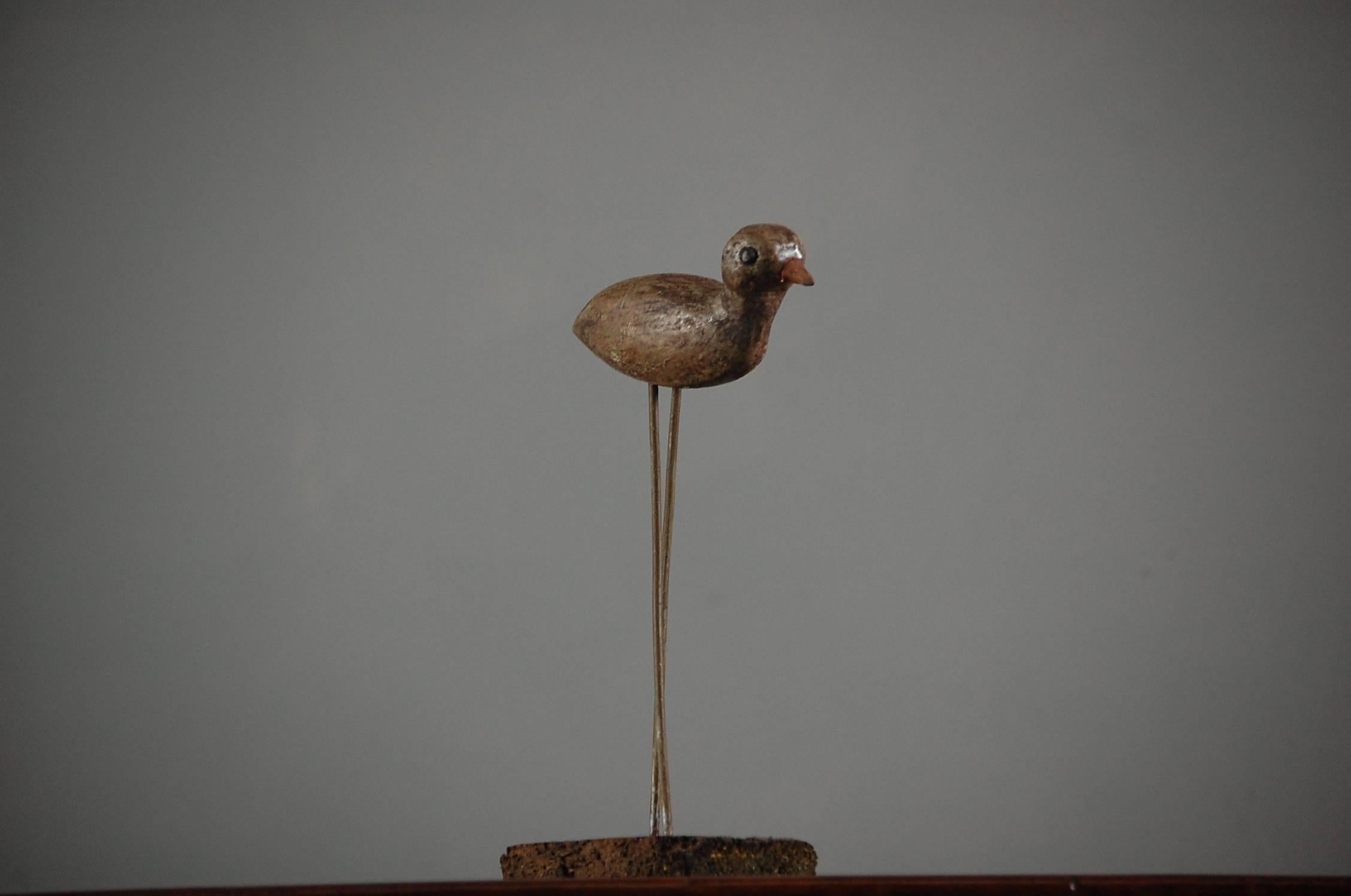 Early 20th Century French Songbird Working Decoy 3