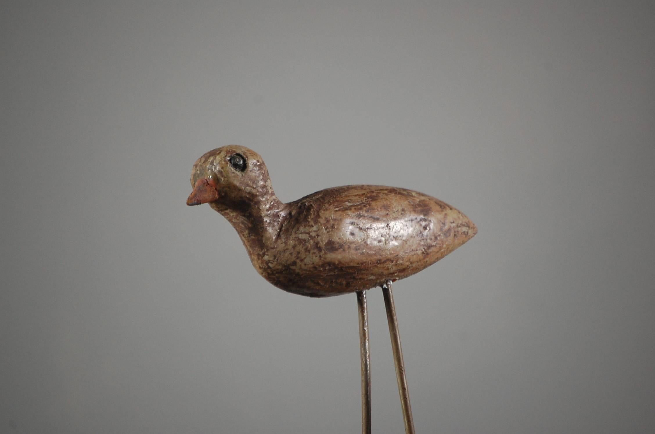 Early 20th Century French Songbird Working Decoy 1