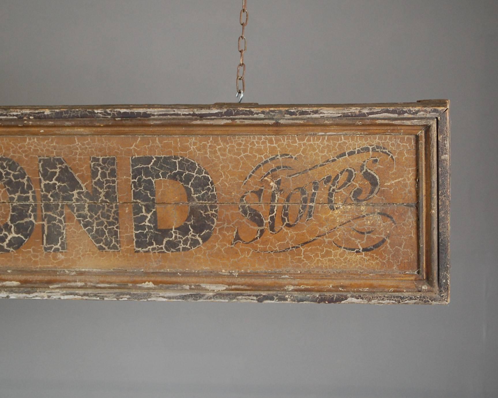 Early 20th Century Hand-Painted Trade Sign In Excellent Condition In Pease pottage, West Sussex