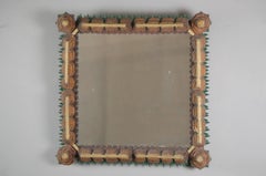 Early 20th Century Tramp Art Mirror