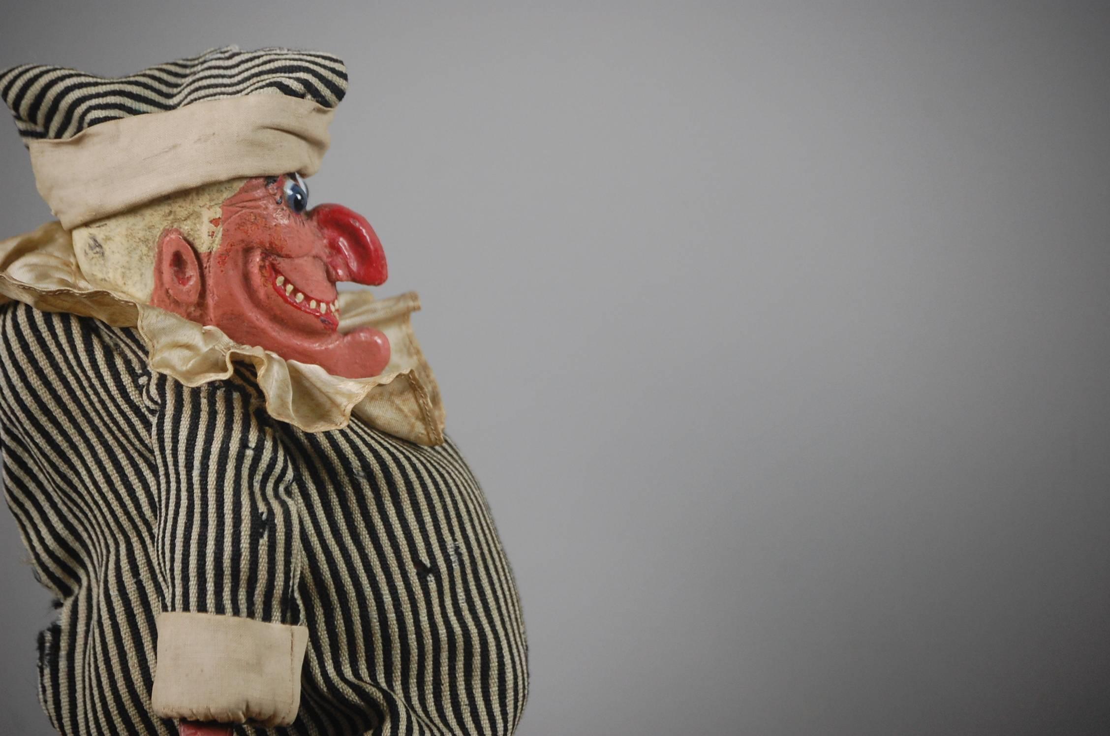 Late 19th Century Wood Carved Mr Punch Puppet 2