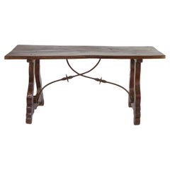 Mesa española de un solo tablón de principios del siglo XIX