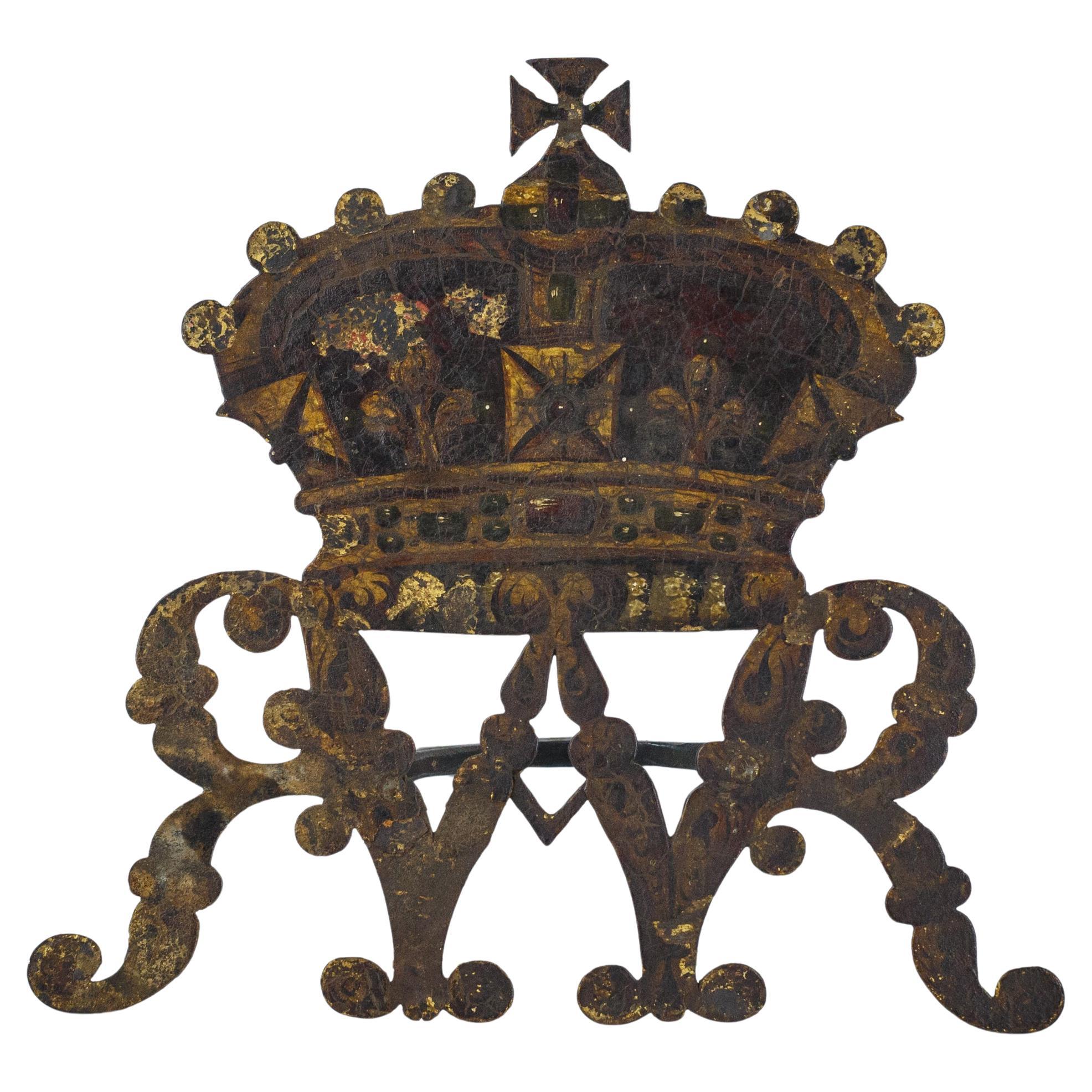 18th Century Wrought Iron Coronet For Sale