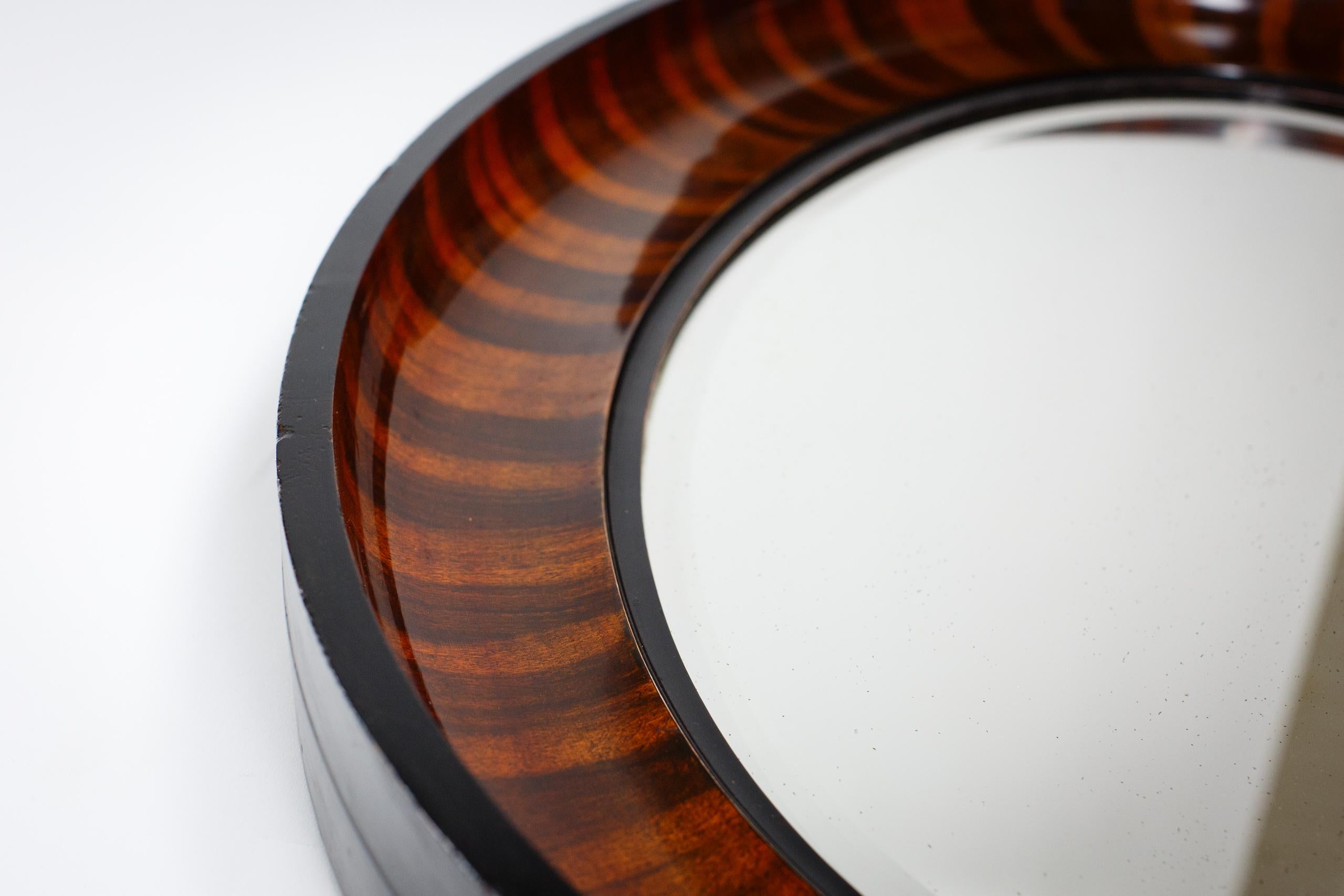 Miroir ovale anglais du début du 20e siècle à l'échelle impressionnante en vente 2