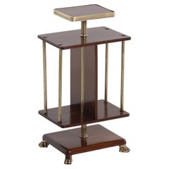 20th Century Side Table with Integrated Magazine Storage