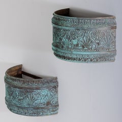 Coppia di applique neoclassiche in bronzo dei primi anni del XX secolo