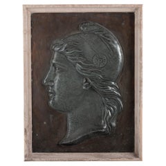 Targa in rilievo in stile neoclassico francese raffigurante Marianne, fine del XIX secolo