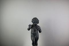 Early 20th Century Lead Cherub / Putti Statue, English