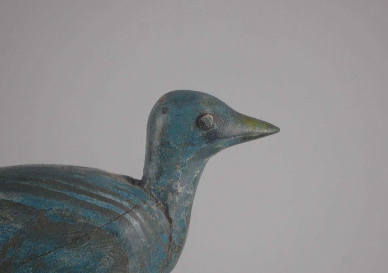 French Working Thrush Decoy, circa 1900 In Good Condition In Pease pottage, West Sussex