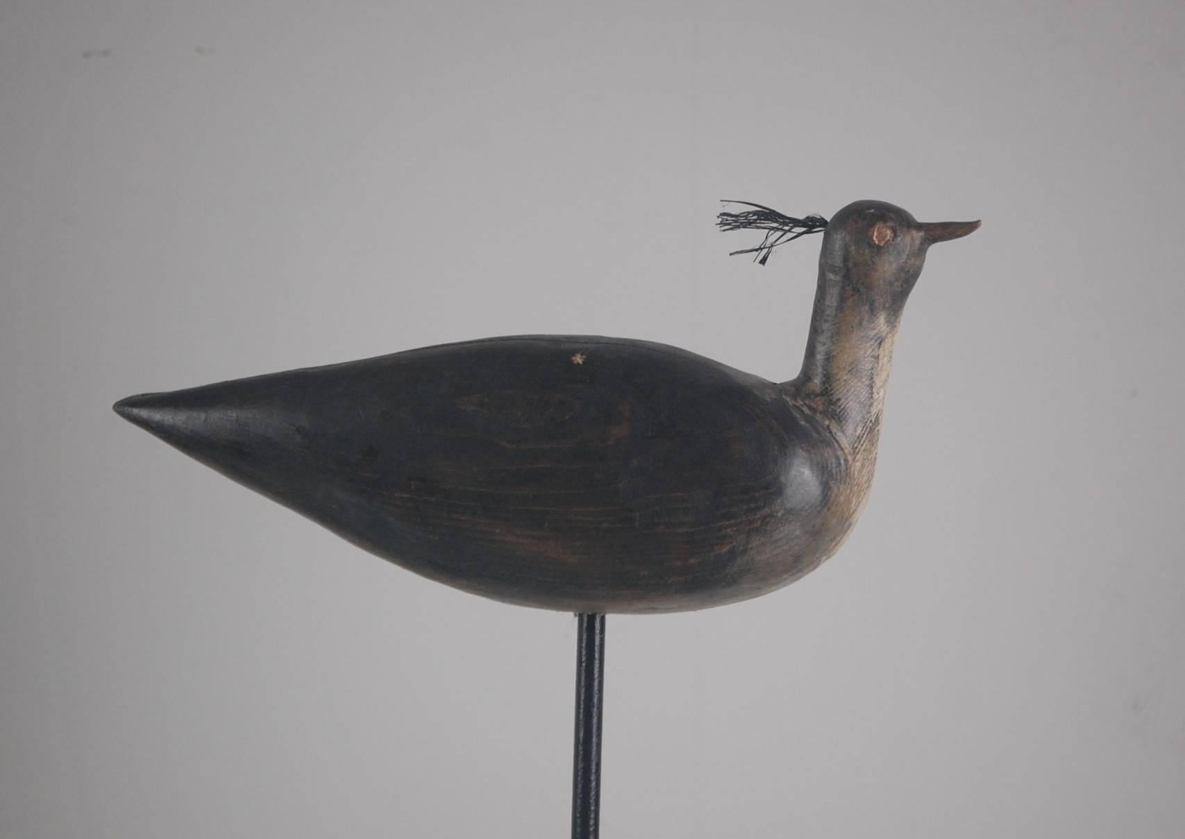 French Early 20th Century Working Tufted Decoy
