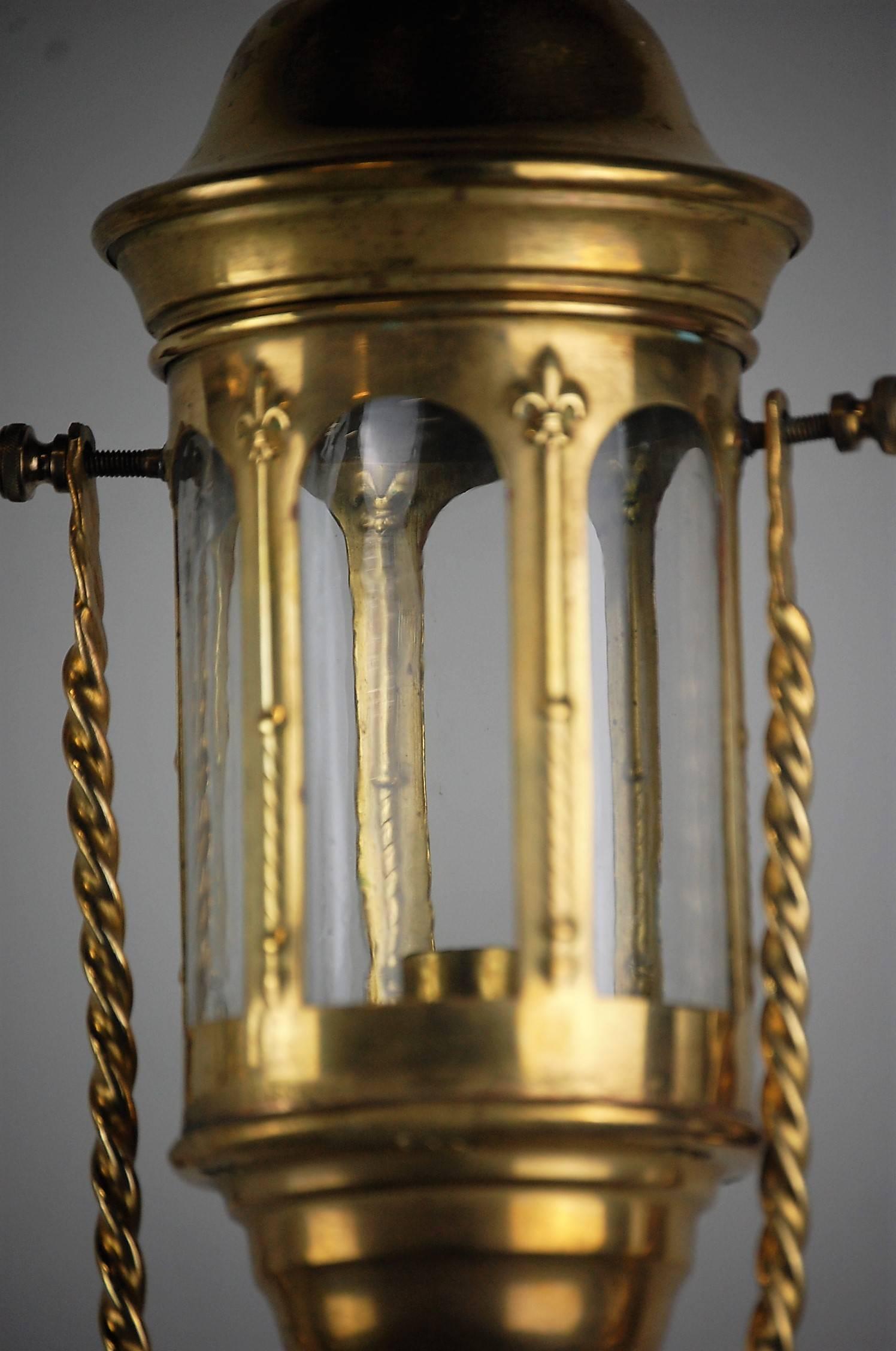 French Diminutive Processional Lanterns In Good Condition In Pease pottage, West Sussex