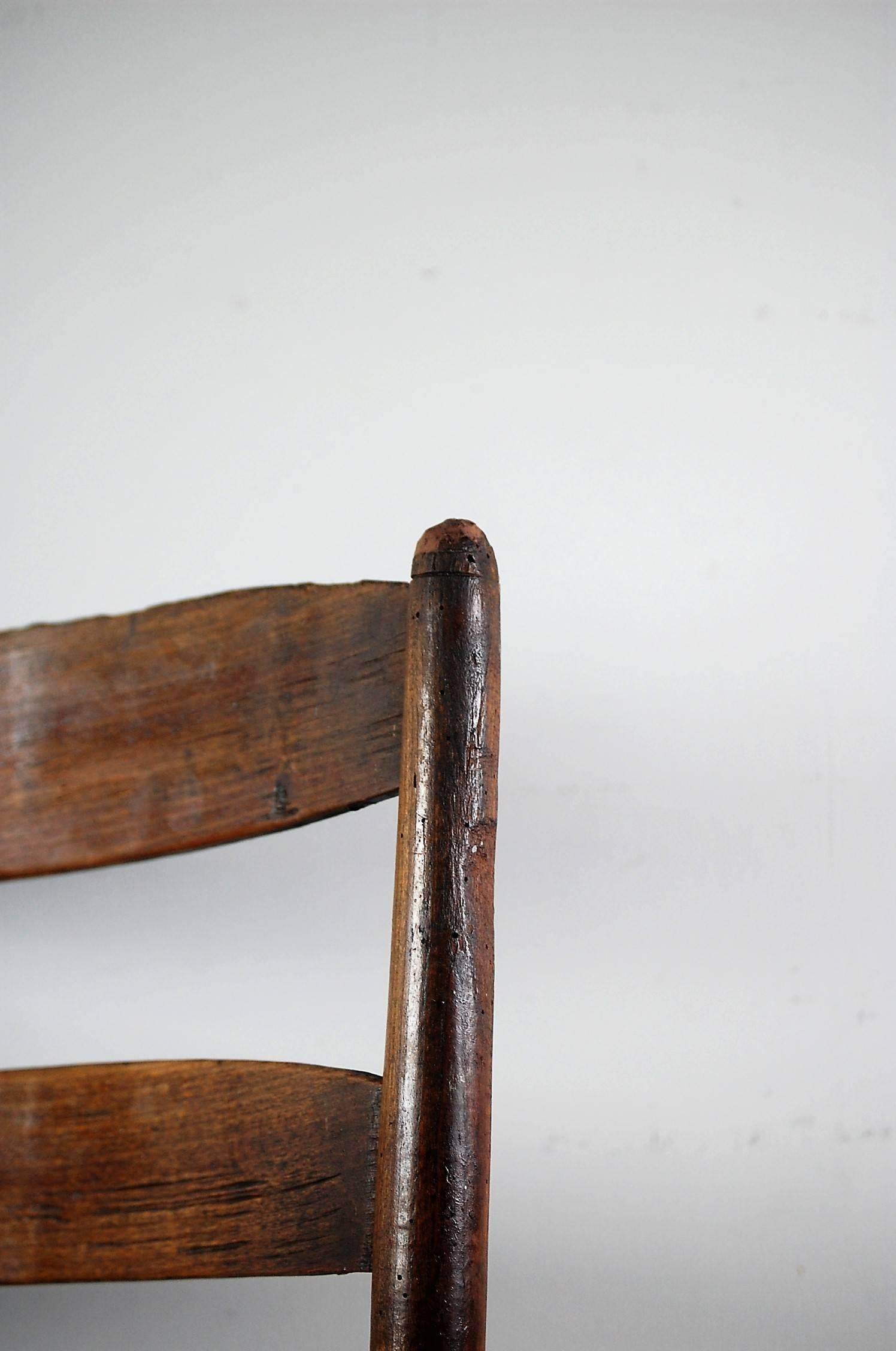 French 19th Century Cherrywood Carver 3