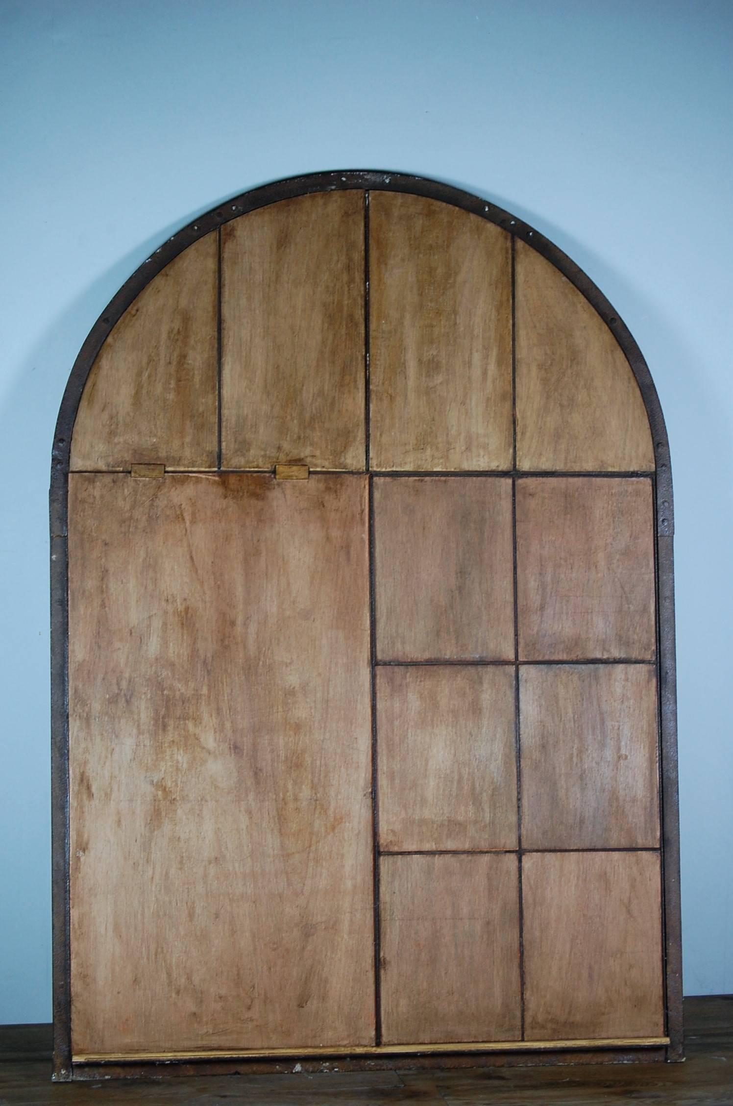 Early 19th Century, French, Arched Window Frame Mirror 2