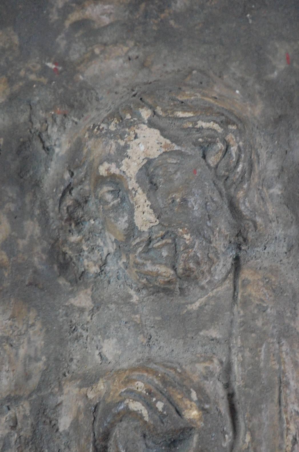 19th Century French Bas-Relief of St Peter In Good Condition In Pease pottage, West Sussex