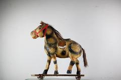 Early 20th Century French Toy Papier Mâché Horse