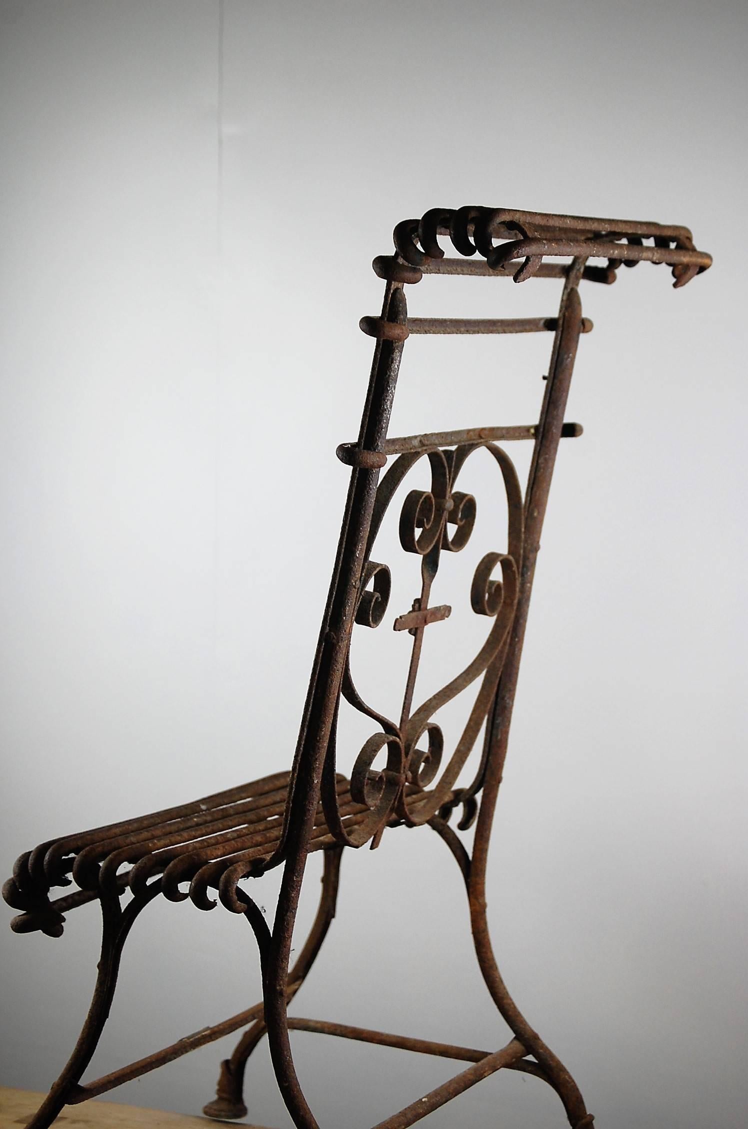 19th Century Rare Arras Prie-Dieu or Prayer Chair