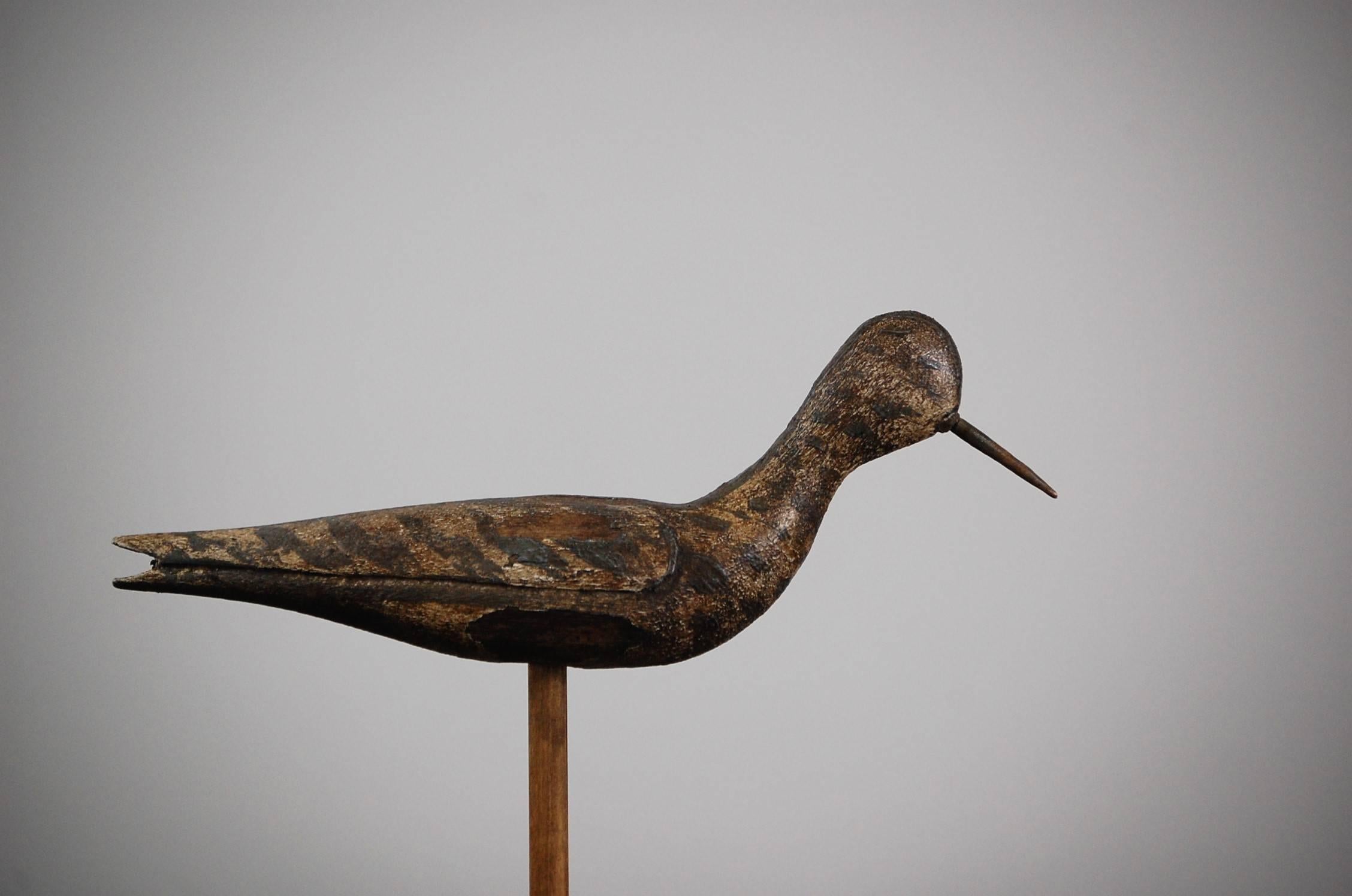 English Pair of Early 20th Century Sandpiper Working Decoys