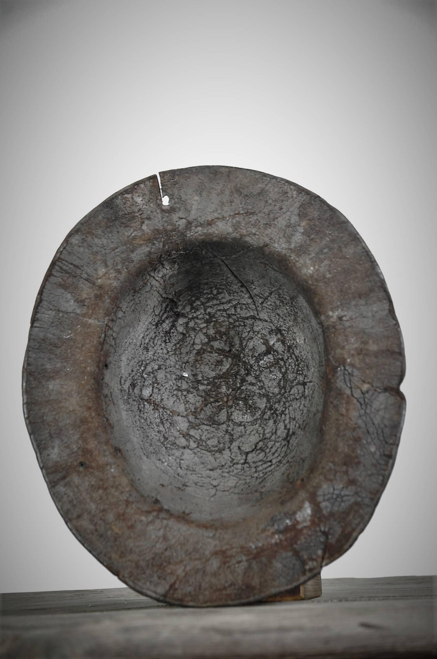 casque de mineur ancien