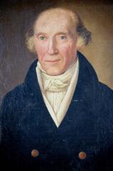 Early 19th Century Naive Oil on Canvas Portrait