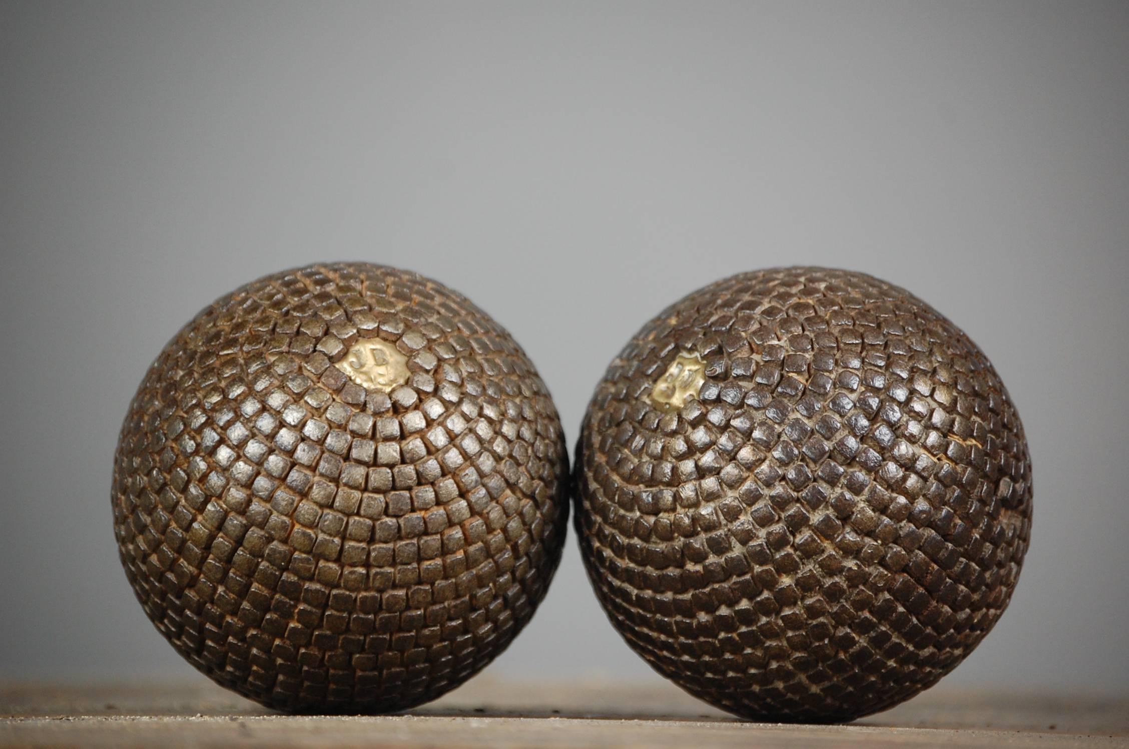 Late 19th Century Petanque Boules 1