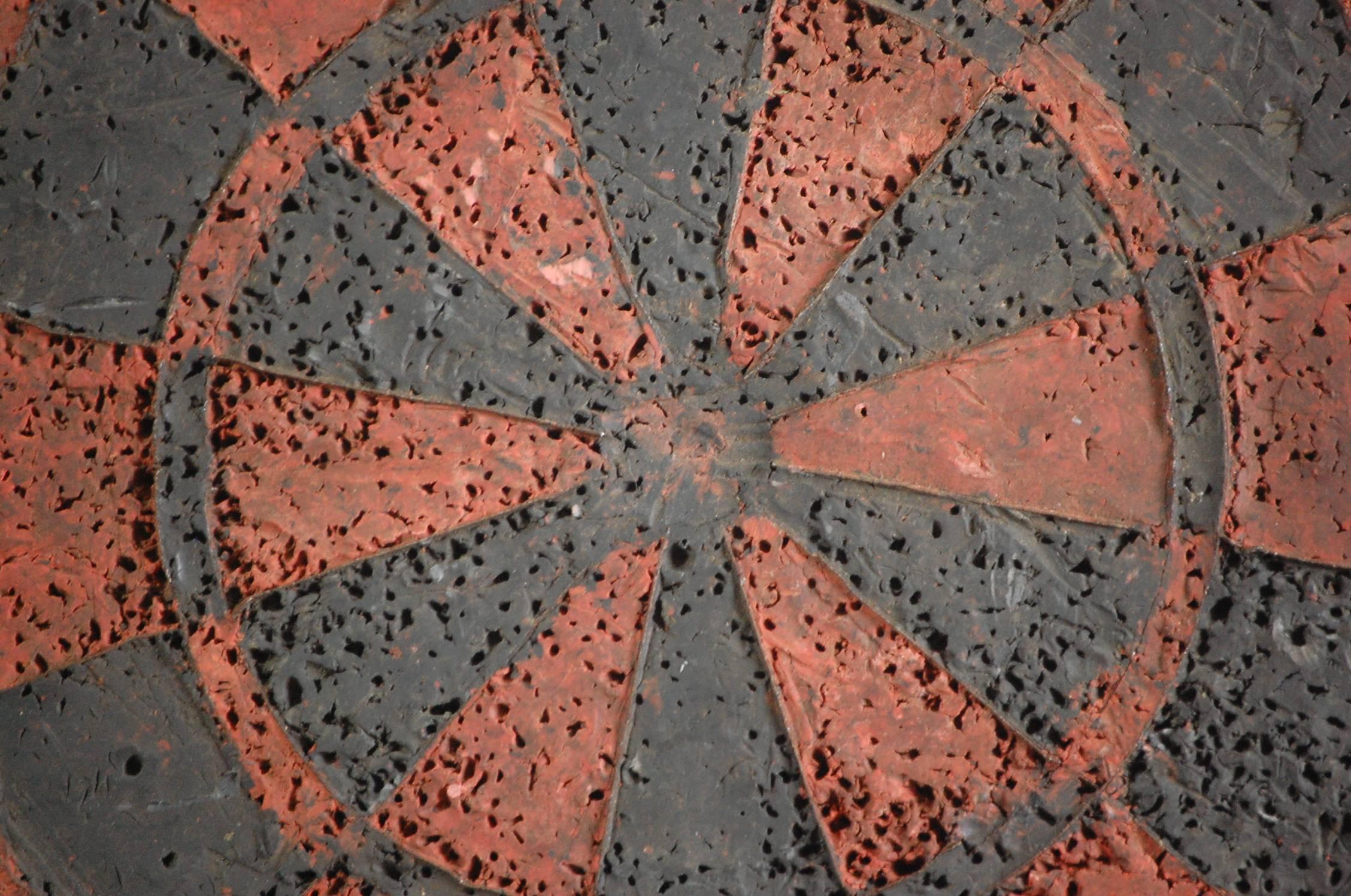 English Late 19th Century Vernacular Tavern Dartboard 1